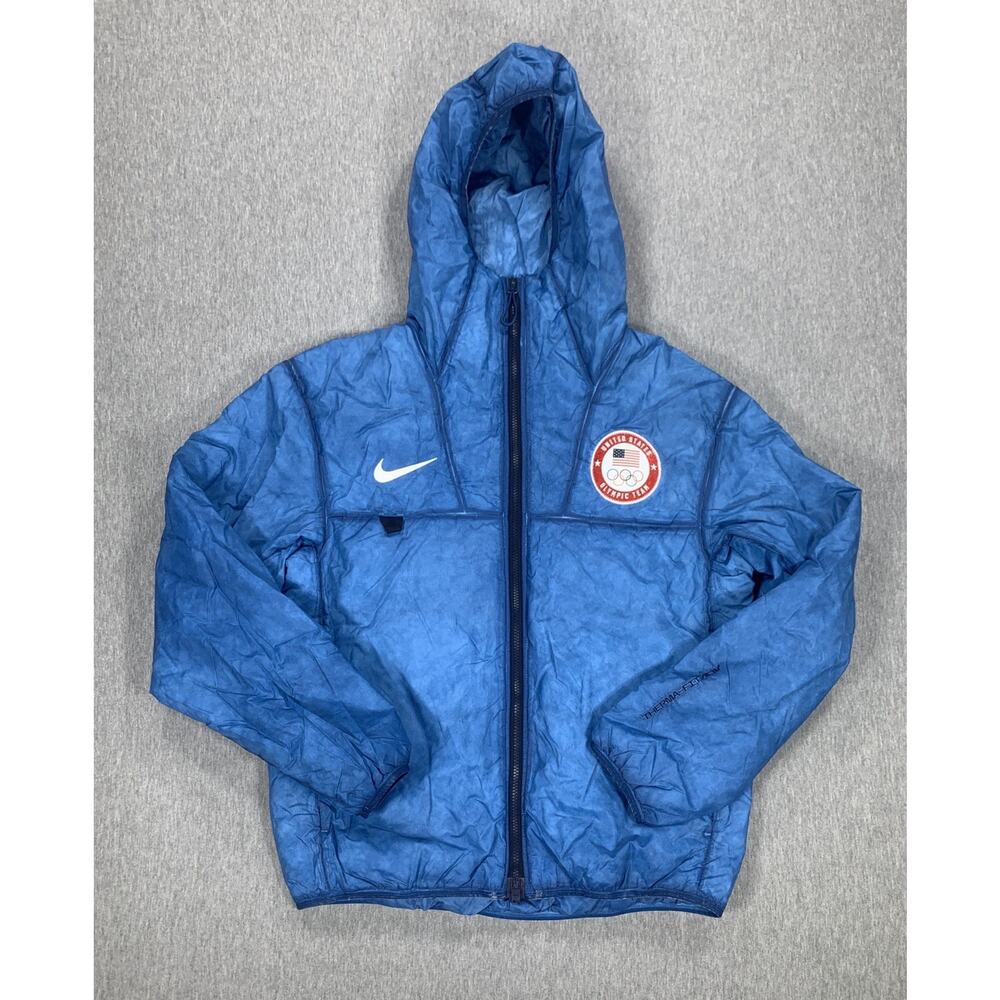 Nike ACG Therma Fit ADV USA Olympic Team Primaloft Jacket Blue DH1596-476 Mens S